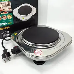 Електрична плита одноконфорочна Rainberg RB-009 2000 Вт - мініатюра 2