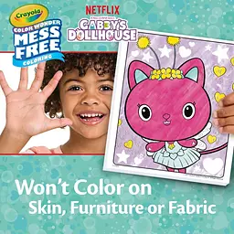 Набір для творчості Crayola Color Wonder Gabby's Dollhouse розмальовки фломастери наліпки - мініатюра 3