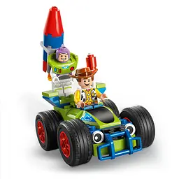 Конструктор LEGO Disney Pixar Святкування з Історії Іграшок: потяг і авто для перегонів 206 деталей (43264) - мініатюра 6
