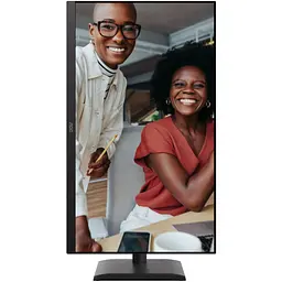 Монітор TFT 27" AOC U27E4CV, 4K UHD, IPS, 2xHDMI, DP, USB-C, RJ-45, USB hub, HAS, Pivot,  кол., чорний (U27E4CV) - мініатюра 2