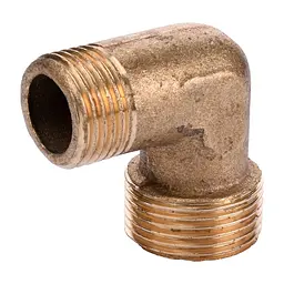 Кутник редукційний латунний 3/4″ЗР х 1/2″ЗР ливарний 1010Б 000011656