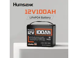 Акумулятор для ДБЖ/інвертора Humsienk 100Ah Bluetooth LiFePO4 12V (HS12V100AH100BT) - мініатюра 3