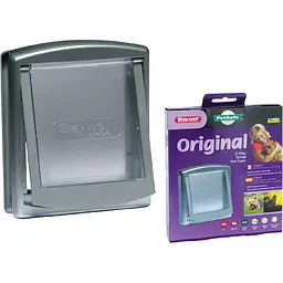 Дверцята Croci Staywell PetSafe для собак до 7 кг сірі 236x198 мм - мініатюра 2