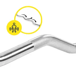 Гриф для штанги олімпійський W-подібний Cornix 120 см 50 мм XR-0420 - мініатюра 5