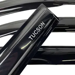 Дефлектори вікон вітровики Acrylic для Hyundai Tucson (TL) 2015-2020 Гнучкі - мініатюра 2