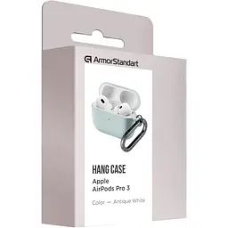 Чохол ArmorStandart Hang Case для Apple AirPods Pro 3 Antique White (ARM88285) [149508] - мініатюра 3
