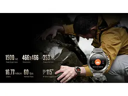 Смарт-годинник Mibro GS Explorer S 48mm Full Titanium (XPAW023FT) - мініатюра 6