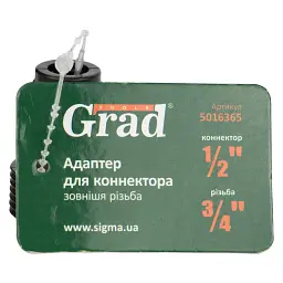 Адаптер для конектора ½" н/р ¾" (ABS) GRAD (5016365) - мініатюра 5