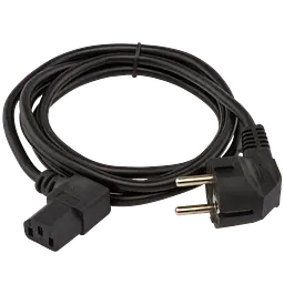 Кабель живлення 220V LP CEE 7/4 C13 - 1.2 м 3x0.5 мм2 (прямой угол)