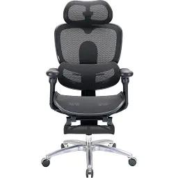 Офісне крісло Sihoo C300 LITE V2, Black, з підставкою для ног (C300-LITE-V2-B101-JT) - мініатюра 2