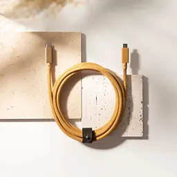 Кабель USB-C to USB-C Native Union Belt Cable Pro 240W Kraft 2.4 м (BELT-PRO2-KFT-NP) - мініатюра 3