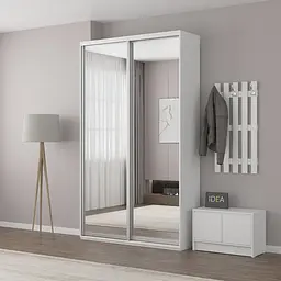 Шафа-купе Idea серія 5 140 x 45 x 210 см Білий Дзеркало