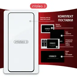 Скло захисне Intaleo Full Glue Xiaomi Poco M6 Pro Black (1283126589744) - миниатюра 8