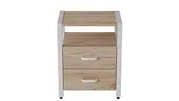 Тумба універсальна Ferrum-decor Вів'єн 2/2 50x41x40 білий ДСП Дуб Сан-Марино 16мм (FRD-104162) - мініатюра 7