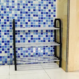 Підставка для взуття Shoe Racks на 3 яруси, полиця для взуття в передпокій — стелаж для зберігання взуття - мініатюра 5