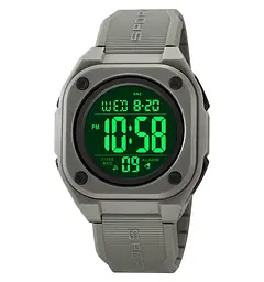 Годинник чоловічий наручний спортивний Skmei 2160 (Сірий) - мініатюра 3