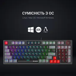 Клавіатура GamePro Blue Switches механічна (MK120B) - мініатюра 8