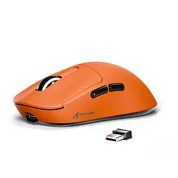Ігрова мишка ATTACK SHARK X3 / Три режими підключення / Сенсор PAW3395 / 49 г / Orange - мініатюра 2