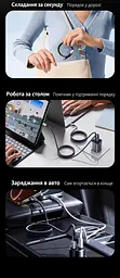 Кабель UGREEN L520 магнітний USB-C - USB-C PD 100 Вт 1 м темно-сірий (55517) - мініатюра 9