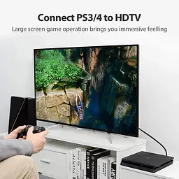 Кабель HDMI M-M, 3.0 м, V2.0, 4K 60Гц, обплетення, Zinc Alloy Type чорний Vention - мініатюра 7