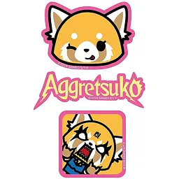 Набір бейджів Kite Aggretsuko на липучці 3 шт. (AR26-3012)