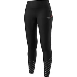 Штани жіночі Dynafit Trail Reflective Tights Woman S Чорний-Сірий
