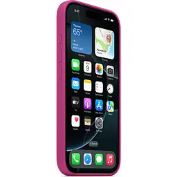 Чохол Silicone Case with MagSafe для Apple iPhone 16 Pro Max Fuchsia AAA [116582] - мініатюра 5