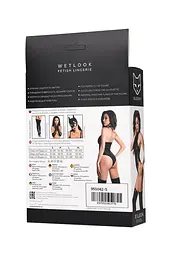 Боді Glossy Wetlook Eileen S чорний - мініатюра 7