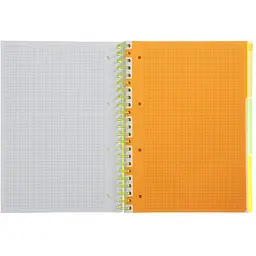 Зошит на пружині Buromax Neon А4 (210x297) 120 аркушів 3 PVC жовтий (BM.24349911-08) - мініатюра 6