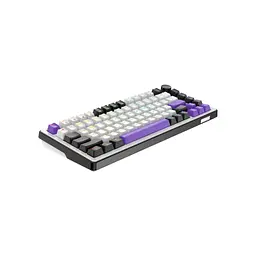 Клавіатура Hator Hellyberry HK75 Mechanical Linear RGB USB UA White/Violet (HK75) - мініатюра 4