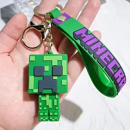 Брелок Watchbands Крипер з Майнкрафт Creeper Minecraft великий (KCHN-MNCRFT/04) - мініатюра 4