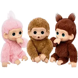 Уцінка. Інтерактивна іграшка Moose Little Live Pets Мавпеня Луна Лемон рожева (26764)  - мініатюра 8