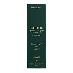 Ізолят канабідіолу Mind Shi CBD Oil Isolate Orange 2000 мг 10 мл - мініатюра 5