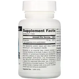 Мінерали Source Naturals Марганець 10 мг 250 таблеток - мініатюра 2