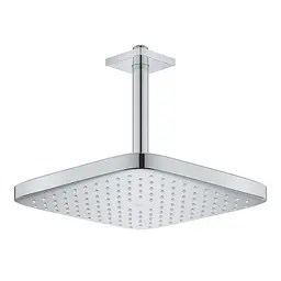 Лійка для верхнього душу з тримачем Grohe Tempesta 250 Cube, Хром - мініатюра 3