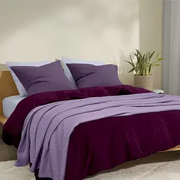 Плед покривало Cosas Lavander Knitted Braid 230х240 см косичка (Blanket_26Lavander_KnittedBraid_230x240) - мініатюра 5