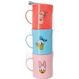 Набір пластикових чашок Max Plast Funky Mug 400 мл 3 шт. - мініатюра 2