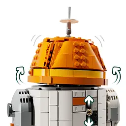 Конструктор LEGO Star Wars Чоппер (C1-10P). Дроїд-астромеханік 1039 деталей (75416) - мініатюра 6