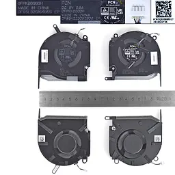 Вентилятори для HP Omen 16-K 16-N TPN-Q280, (5V CPU+GPU, 0FPKJ0000H, 0FPKK0000H) - мініатюра 3
