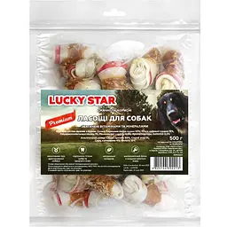 Ласощі для собак Lucky Star Кістка-вузлик з курки 500 г - мініатюра 2