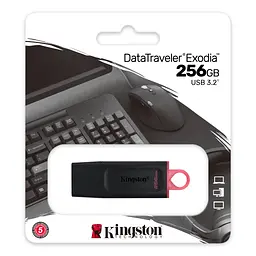 Накопичувач 256GB USB 3.2 Type-A Gen1 DT Exodia Kingston teh0013390 - мініатюра 6