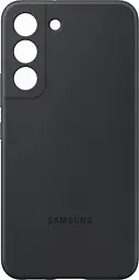 Оригінальний силіконовий чохол Silicone Cover для Samsung Galaxy S22 (S901) EF-PS901TBEGRU Black - мініатюра 2