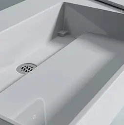 Умивальник Rea Archi 90 white накладний підвісний REA-U4301, Білий - мініатюра 3