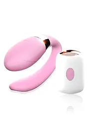 Вібратор для пар V-Vibe Pink, USB, 7 Function, Remote Control