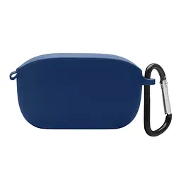 Силіконовий чохол для навушників JBL Wave Buds/Buds 2, Hang Case, синій, ультратонкий захисний кейс товщиною 2 мм, захист від подряпин, пилу та ударів, компактний, з карабіном для кріплення, ArmorStandart (ARM79916)