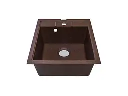 Кухонна мийка Adamant BRICK mokko 460x515x200 мм, без крила 46 см - мініатюра 2