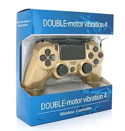 Геймпад джойстик DoubleShock Wireless PS4 Double Motor Vibration DUALSHOCK 4 Light-Gold - мініатюра 5