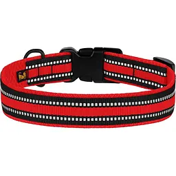 Нашийник для собак BronzeDog Mesh, розмір S, 25-33х2 см, червоний - мініатюра 2
