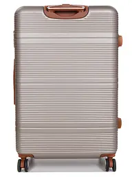 Валіза велика L ABS-пластик Worldline Airtex 629 76×52×30см 110л Шампань - мініатюра 4