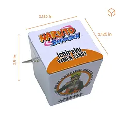 Цукерки Naruto Anime Ichiraku Ramen Candy Fruit Punch Flavored 1шт, 28г - мініатюра 8